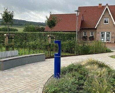 Trinksäule am Quellpark Preußisch Oldendorf