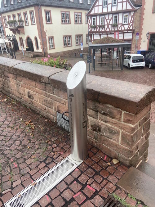 Trinkbrunnen am Obermarkt in Gelnhausen
