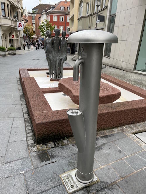 Trinkbrunnen in der Herstallstraße in ASchaffenburg.