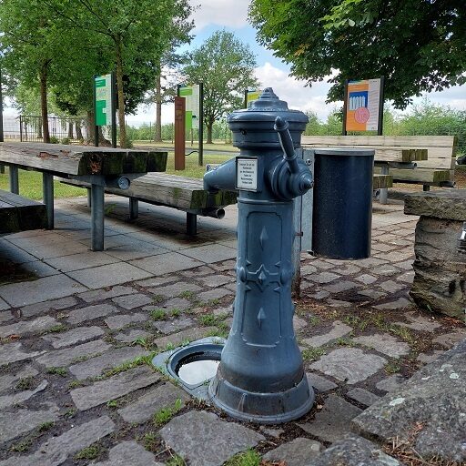 Trinkwasserbrunnen (Hydrant) am Wasserwerk Vohren