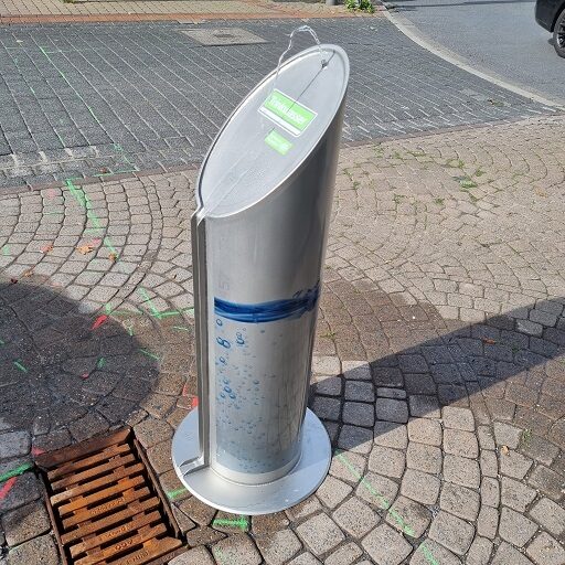 Dauerläufer Trinkwasser Brunnen Gertrudisplatz