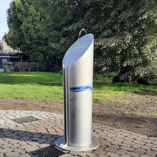 Trinkwasser Brunnen Volksgarten Zeitfeld in Duesseldorf