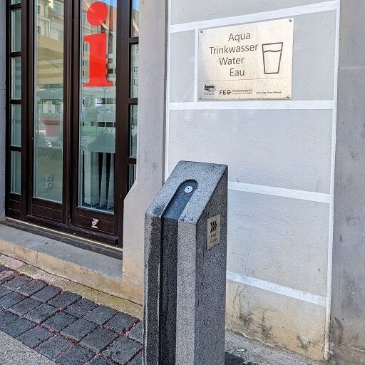 Trinkwasser Brunnen Marktplatz Torgau