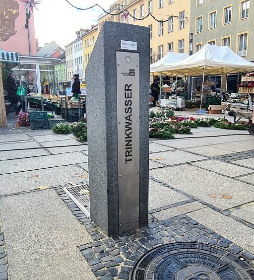 Trinkwasser Brunnen in Cottbus in der Spremberger Straße