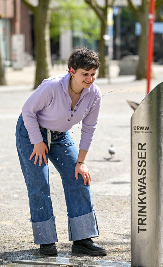 RWW-Trinkbrunnen Wasserstraße/Kastellstraße in Oberhausen