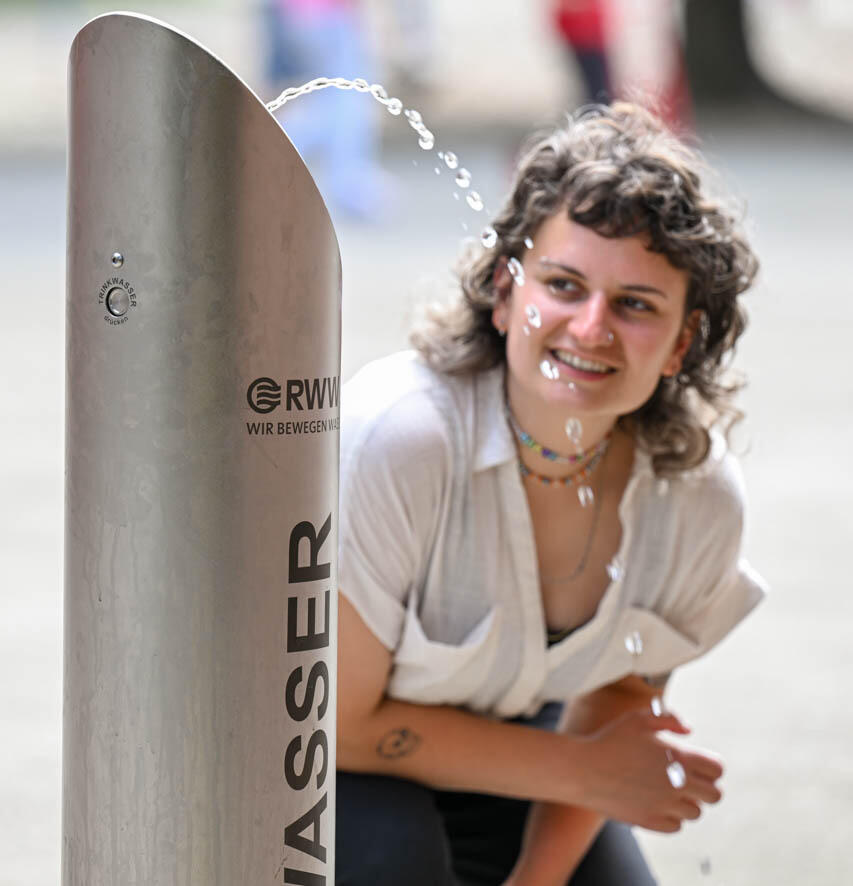 RWW-Trinkwasserbrunnen Gladbecker Straße in Bottrop
