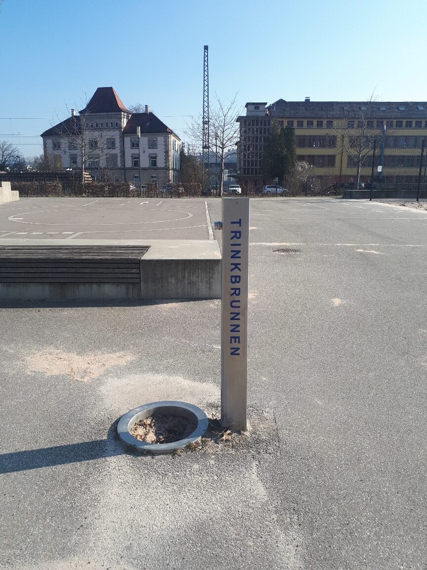Edelstahl Brunnen in Schwäbisch Gmünd